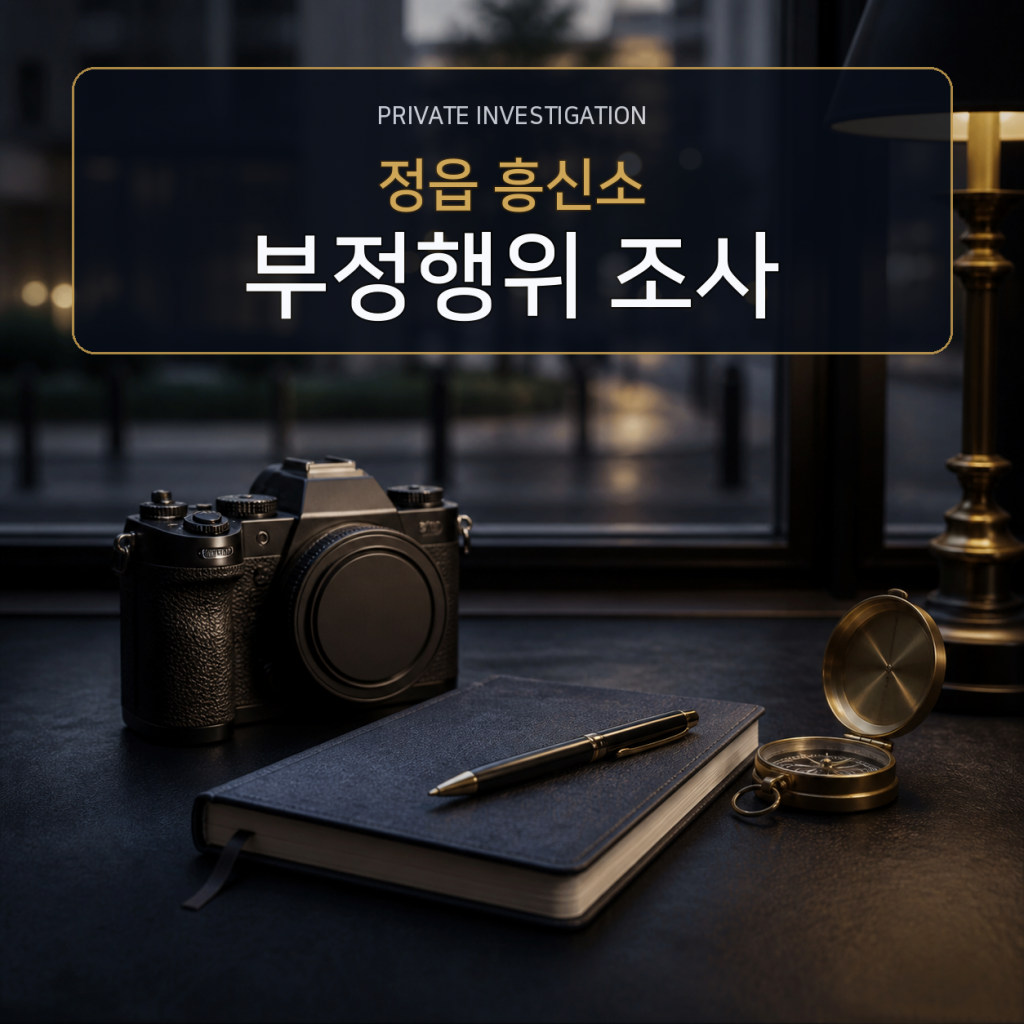 정읍 부정행위 사실조사 전문 흥신소
